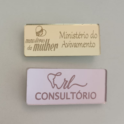 BROCHE EM ACRILICO PERSONALIZADO SUA LOGOMARCA Shopee Brasil