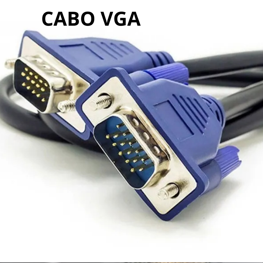 Cabo Vga De Sinal Para Monitor Pc Tv Projetor M Shopee Brasil