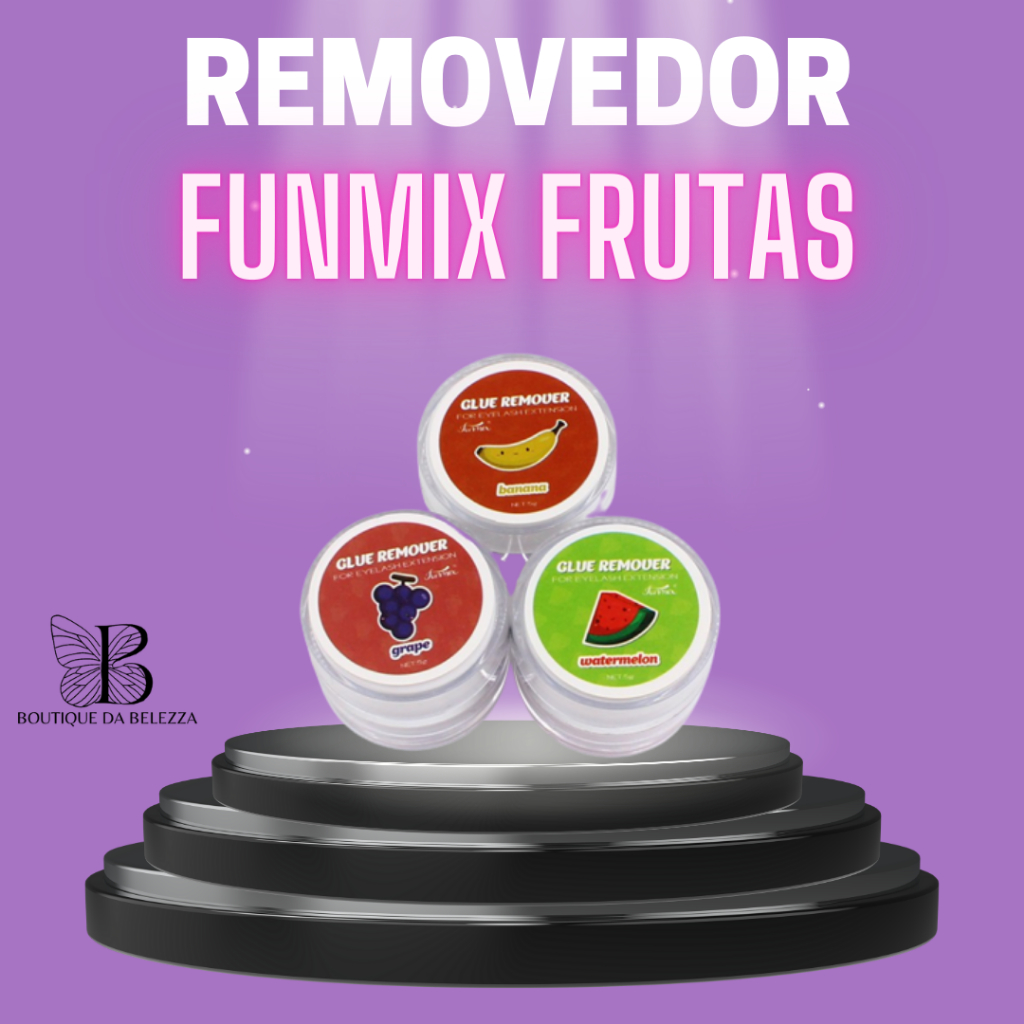 Removedor De Cola Aroma De Frutas Para Cilios Funmix 5g Shopee Brasil