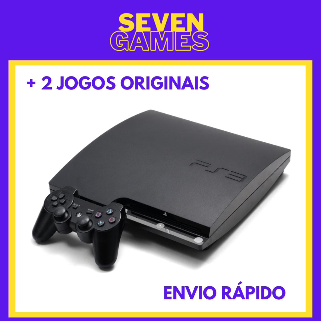 Playstation Ps Slim Ou Super Slim Controle Jogos Originais