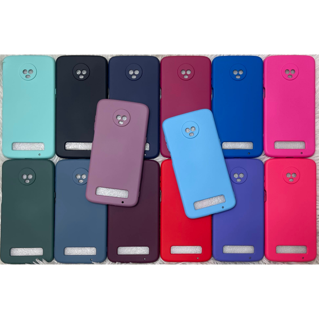 Capa Capinha Z3 Play Motorola Silicone Aveludado Shopee Brasil