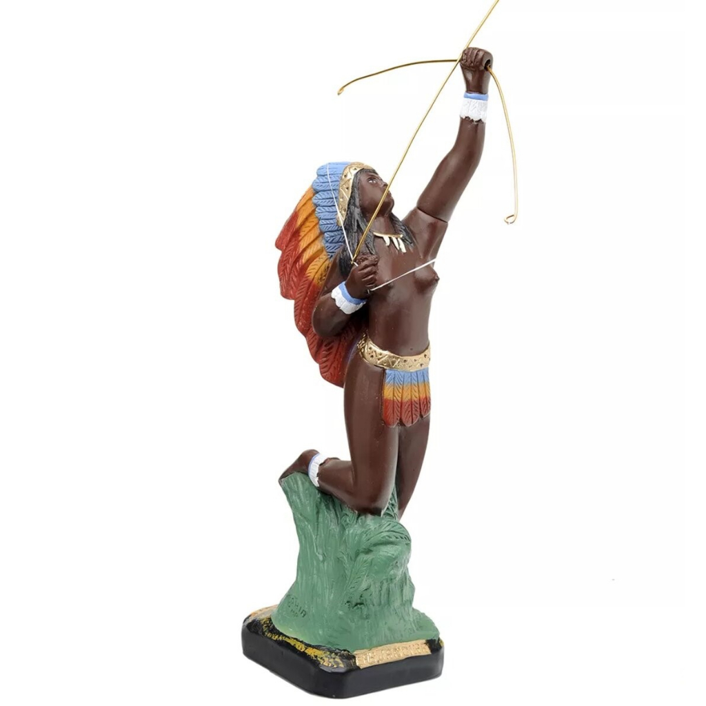 Cabocla Jandira Flecheira Umbanda Imagem Escultura Cm Shopee Brasil