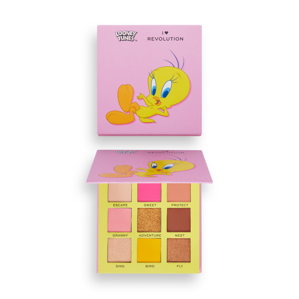 Paleta De Sombras Piu Piu Looney Tunes X I Heart Revolution Tweety Mini