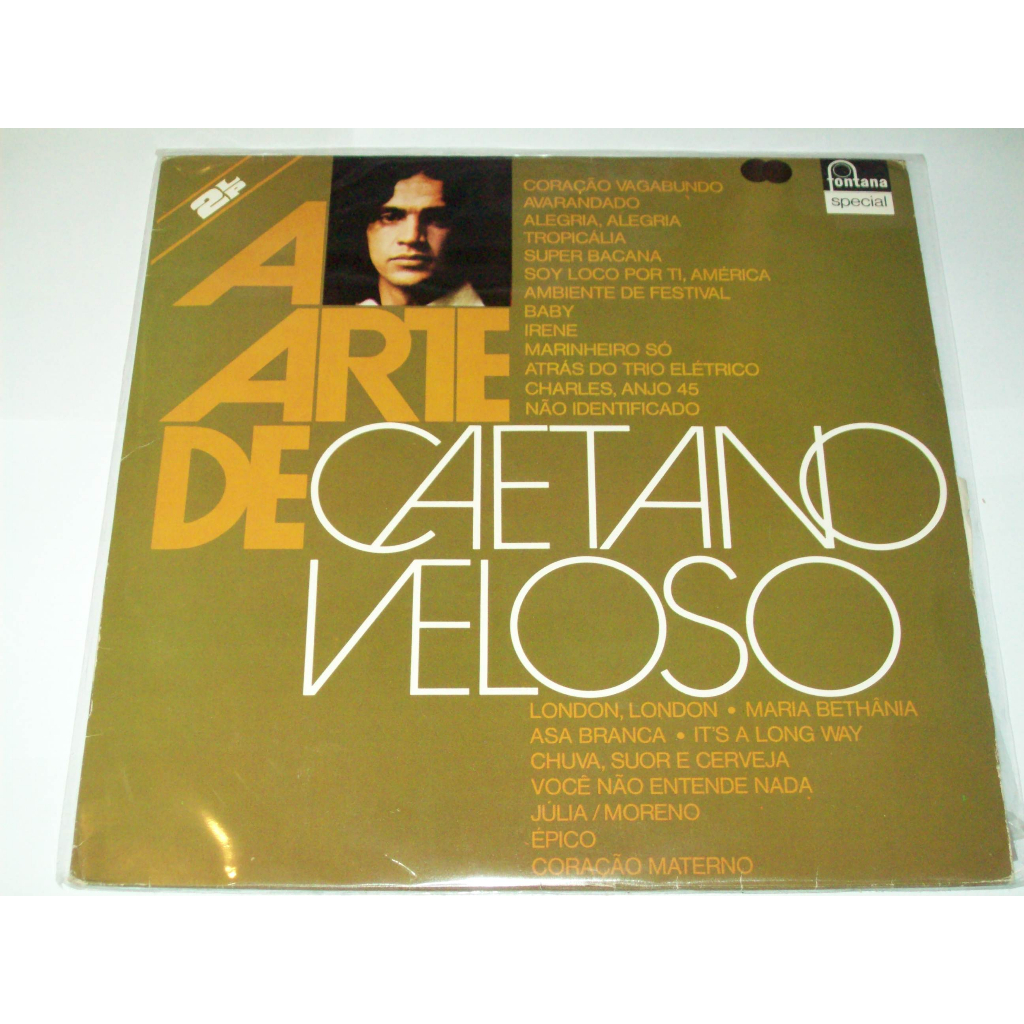 Lp Vinil A Arte de Caetano Veloso Duplo ótimo estado colecionador