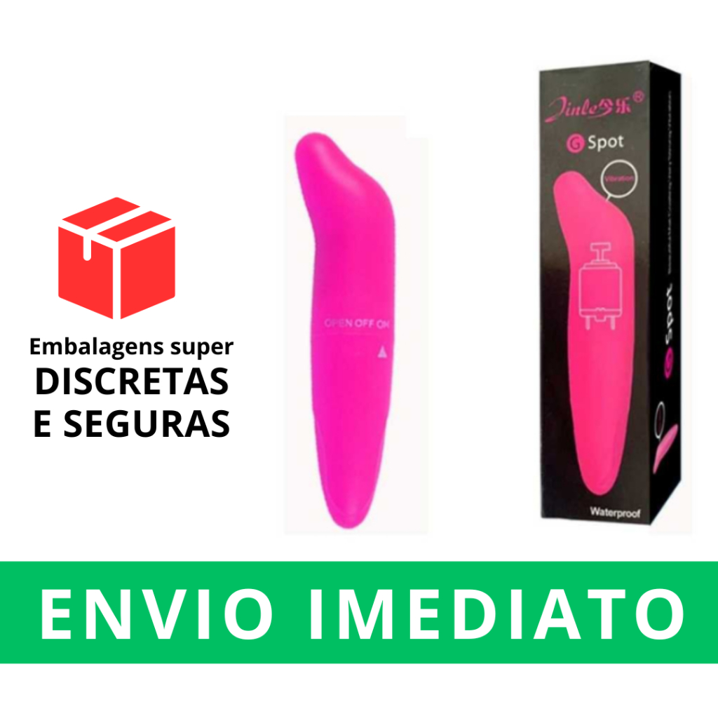 Vibrador E Massageador Estimulador Ponto G Ponta Levemente Curvada