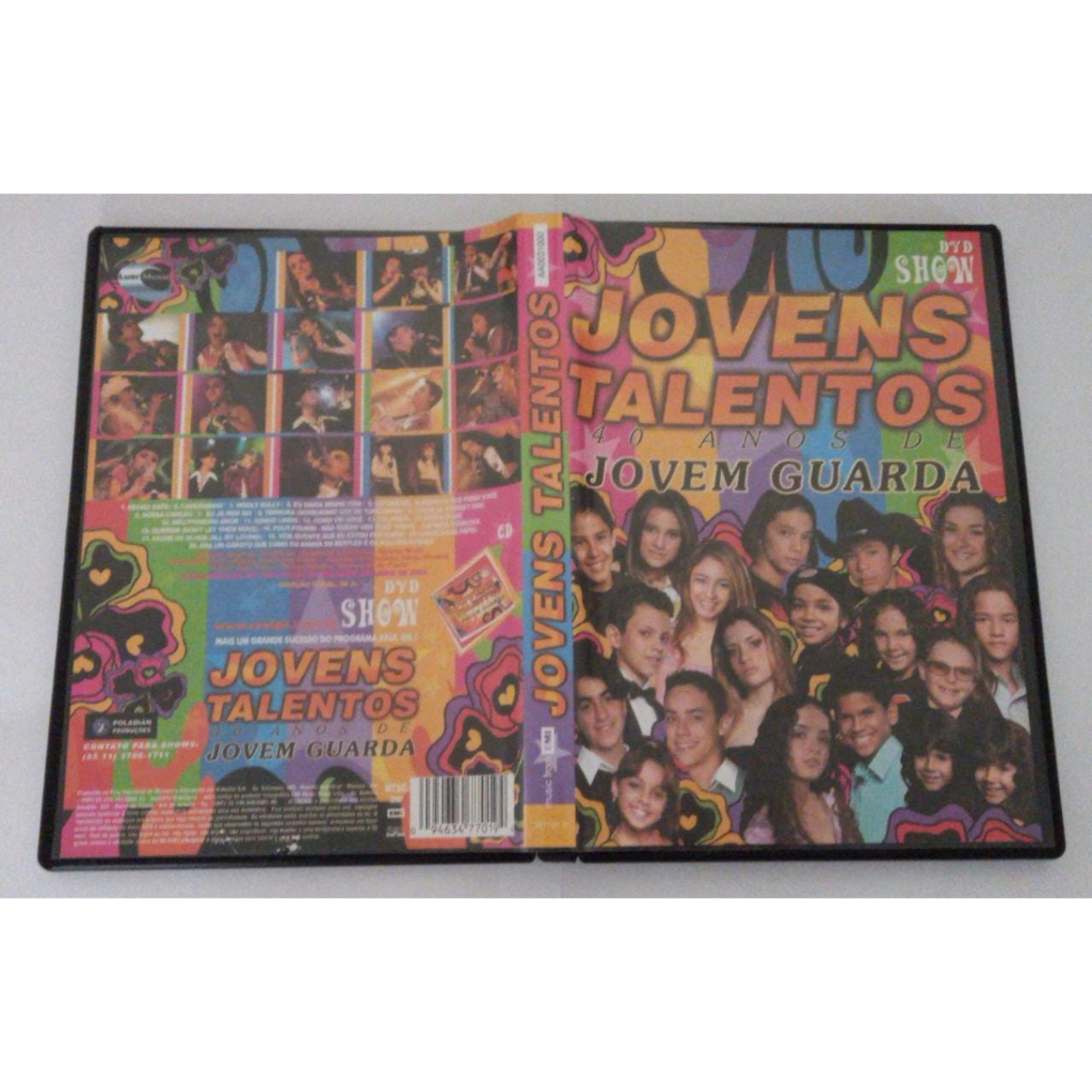 DVD Jovens Talentos 40 Anos De Jovem Guarda Shopee Brasil