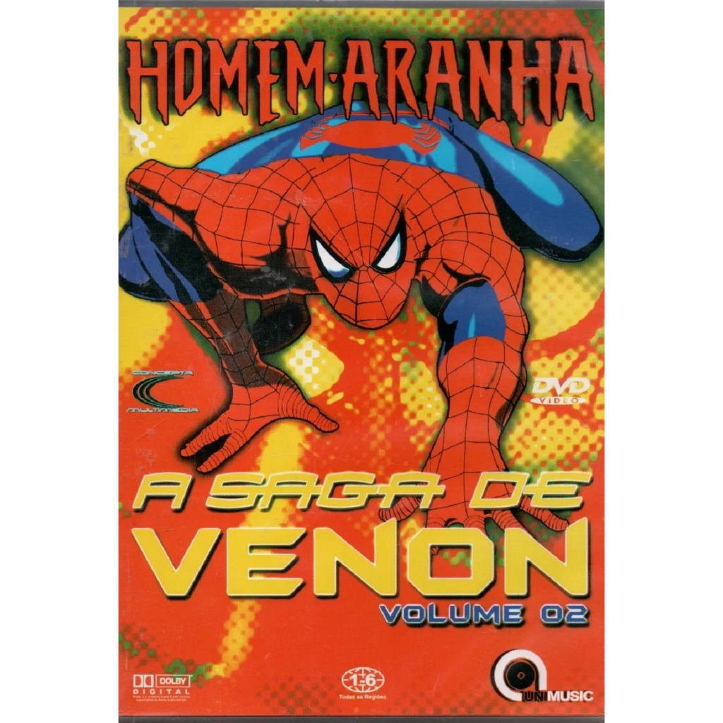 Dvd Homem Aranha A Saga Venom Volume 02 Shopee Brasil