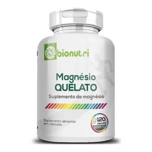 Magnésio Quelato 60 Cápsulas Bionutri ENVIO IMEDIATO Shopee Brasil