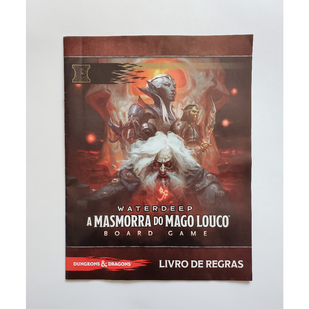 D D Masmorra Mago Louco RPG Livro De Regras Shopee Brasil