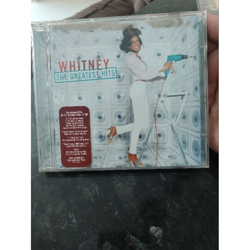 Cd Duplo Whitney Houston The Greatest Hits Importado Do Eua Em Perfeito