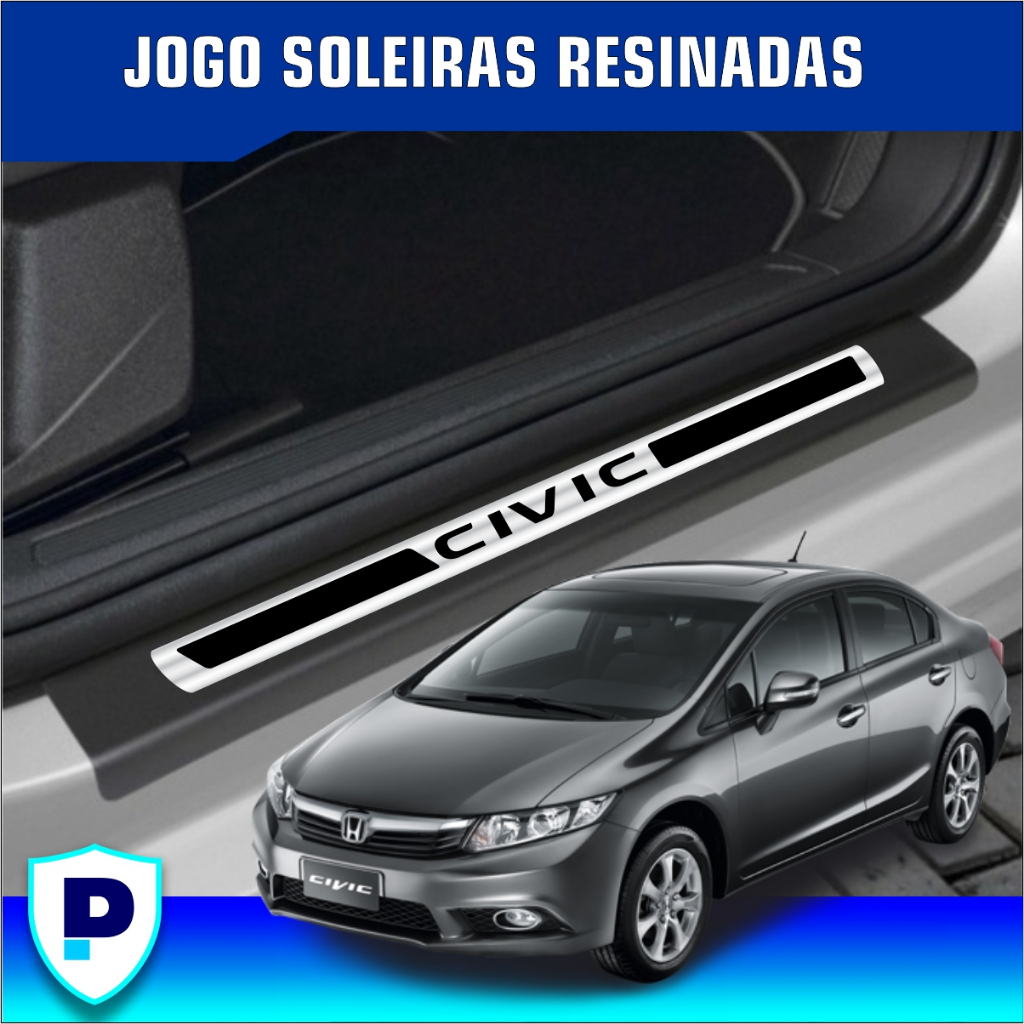 Soleira Resinada Honda Civic Kit Shopee Brasil