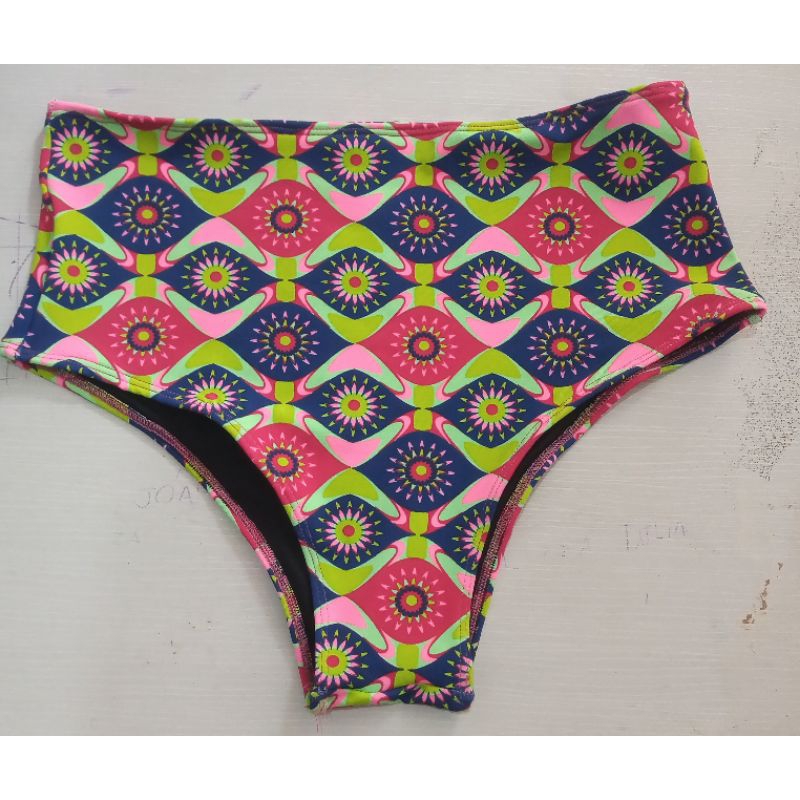 Biquíni calcinha Hot pants cintura alta Shopee Brasil