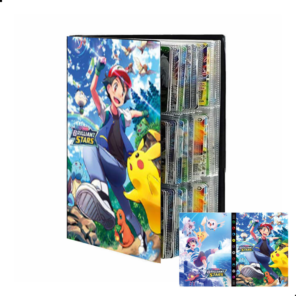 Fichário Álbum Grande Oficial Pokémon Cabem 432 cartas Pasta Porta