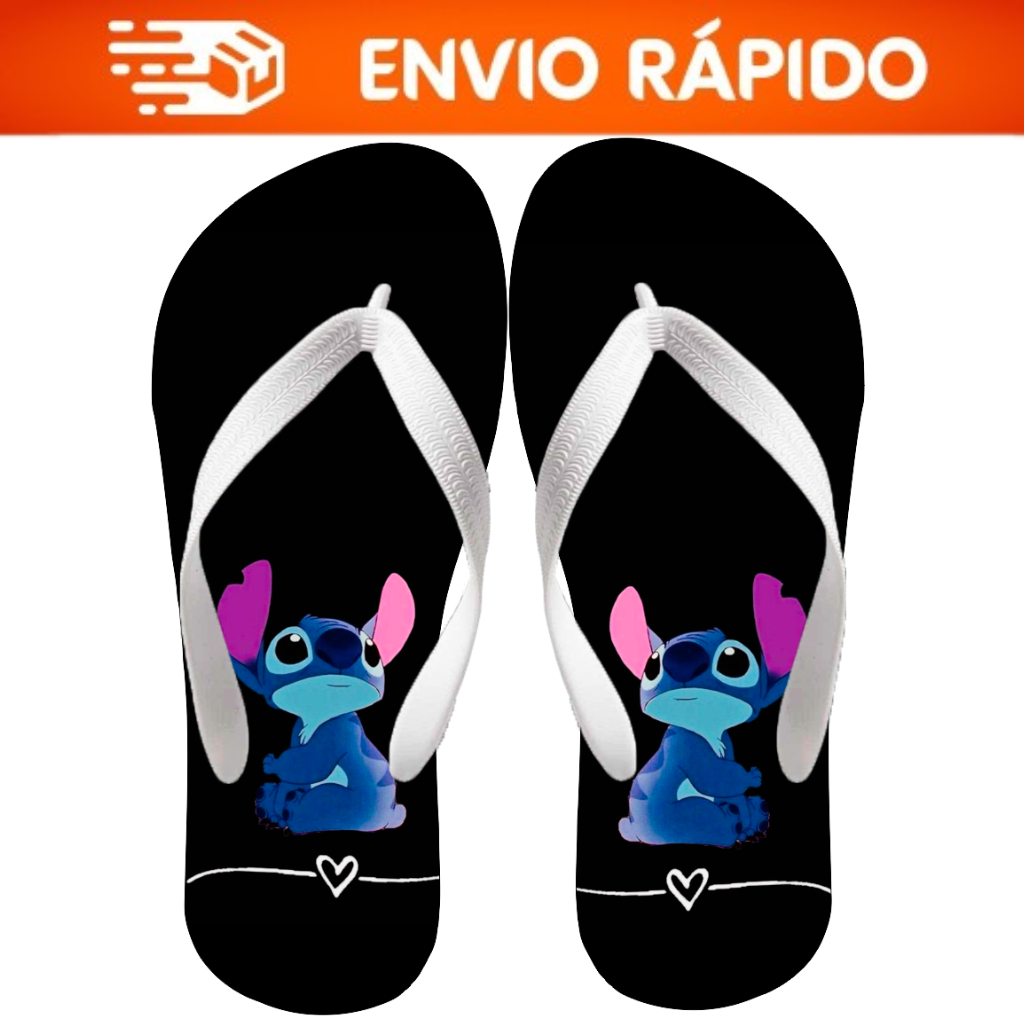 Chinelo Feminino Lilo E Stich Ref Br Shopee Brasil