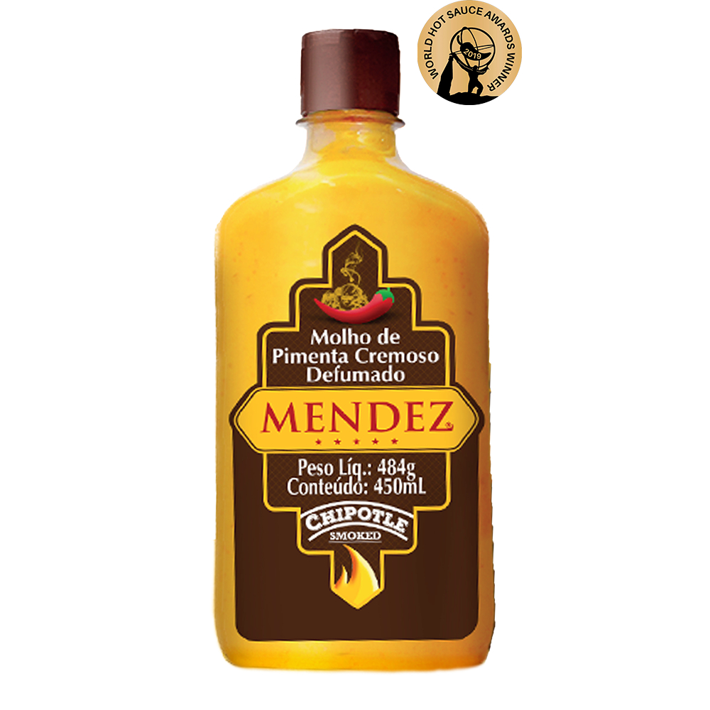 Molho De Pimenta Cremoso Mendez Defumado Chipotle 450ml Shopee Brasil