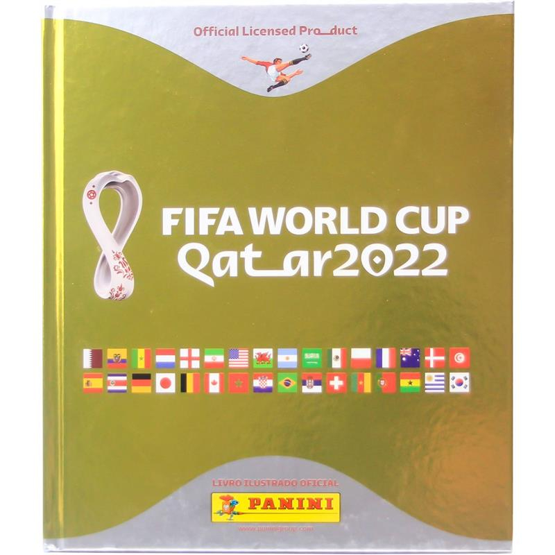 Album Copa Do Mundo Qatar Capa Dura Livro Ilustrado Oficial Panini