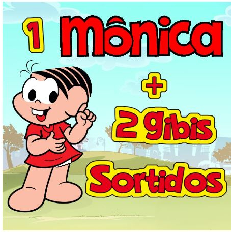 Turma da Monica Kit 2 5 7 ou 10 Histórias em Quadrinhos Gibis e