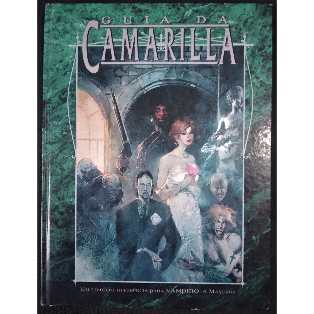 Guia Da Camarilla Vampiro A M Scara Livro De Rpg Mundo Das Trevas