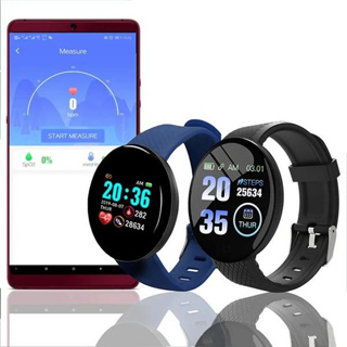 Relógio Inteligente Smartwatch Redondo D18 Unissex Esportivo para