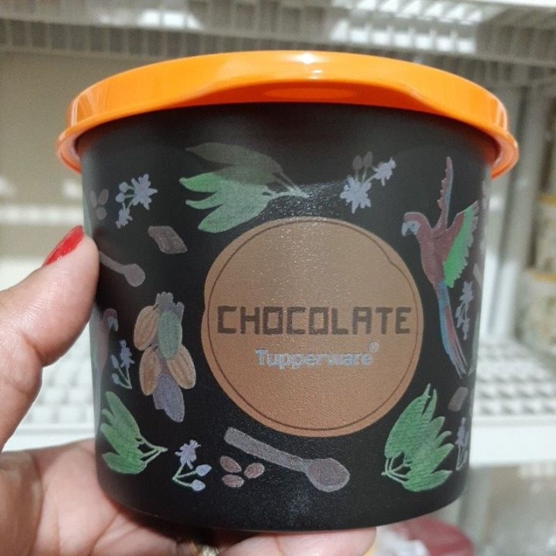 Redondinha Chocolate Floral Ml Produto Original Tupperware Shopee