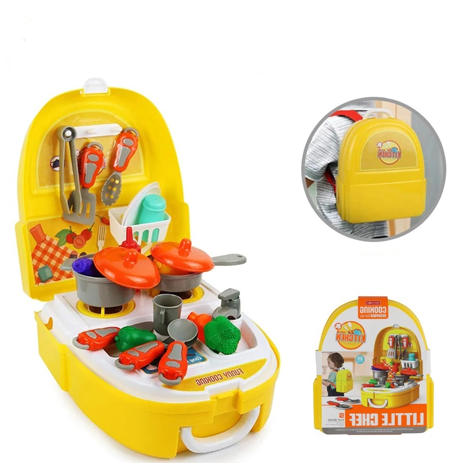 Conjunto De Cozinha Maleta Pequeno Chef C 23 Pcs Brinquedo