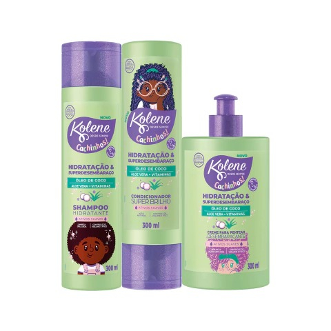 Kit Kolene Cachinhos Shampoo Condicionador Pentear Shopee Brasil