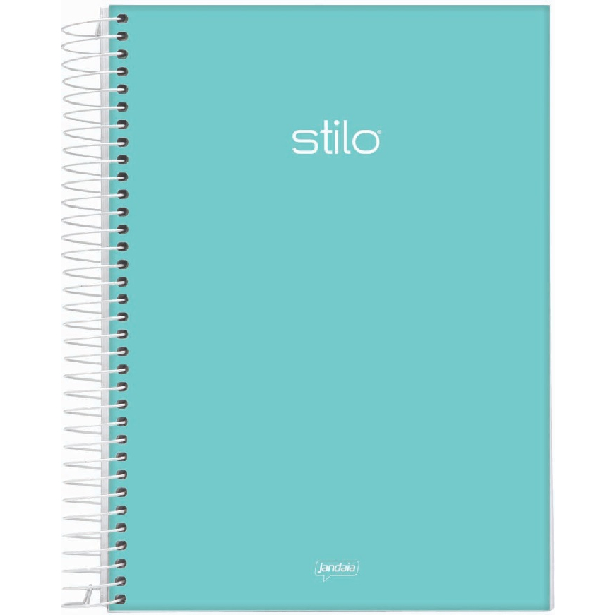 Caderno Universitário Espiral Capa Dura Stilo 10 Matérias 160 Folhas