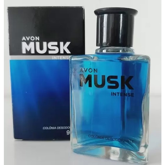 Colônia Desodorante Musk Intense Body Splash 90ml Avon Shopee Brasil