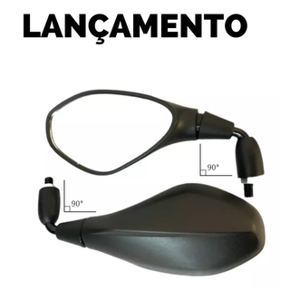 Par Retrovisor Bmw F Honda Haste Curta Rebaixada Titan Fan Xre