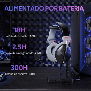 Havit Fuxi H Headset Gamer Sem Fio Modos De Conex O Fone De