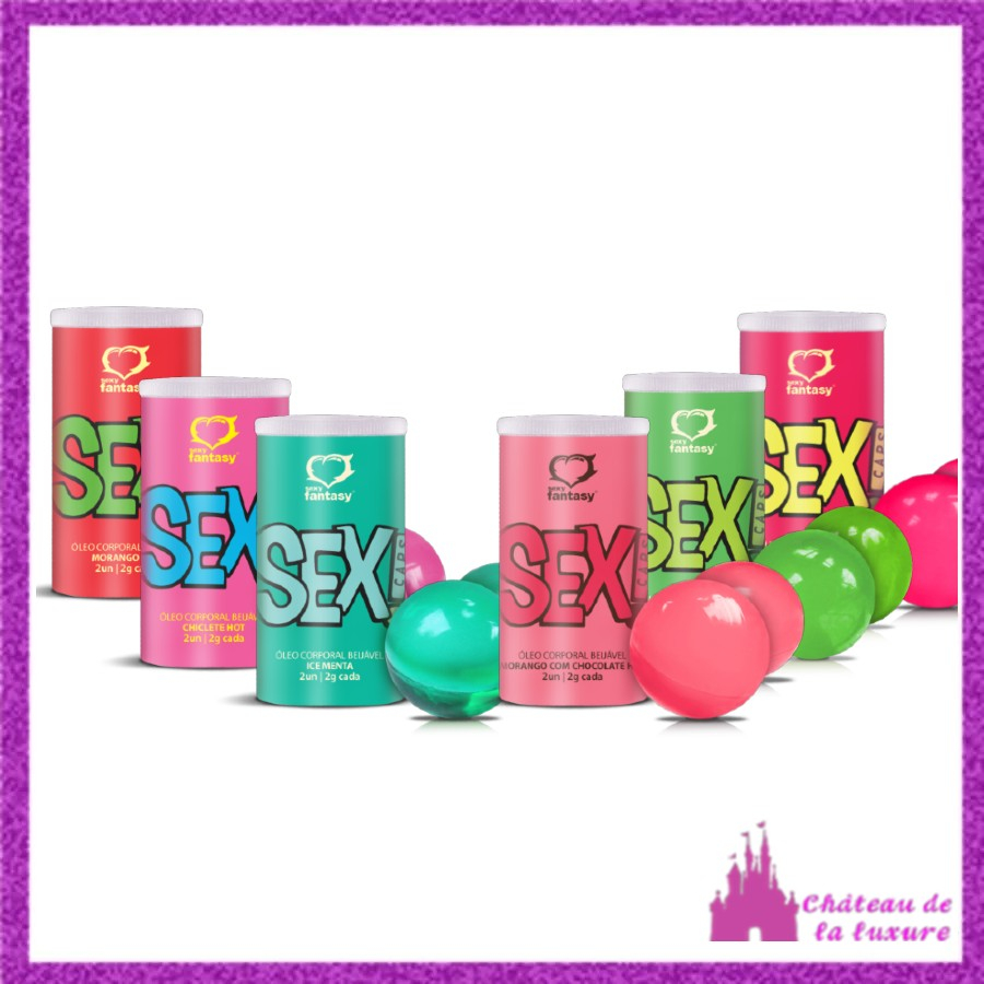 Bolinhas Explosivas Beijáveis Sex Caps Hot 2 unidades Sexy