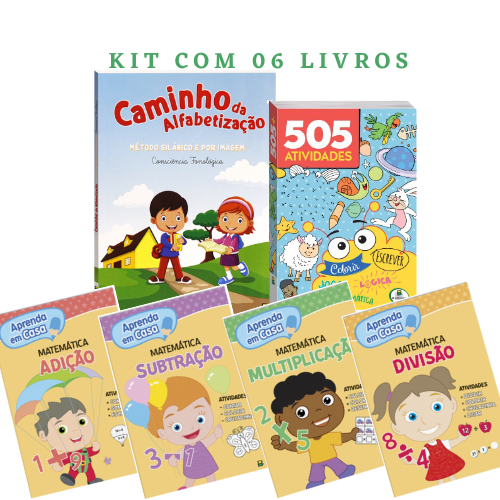 Kit Livros Infantis Did Ticos Educativos Cartilha Caminho Da