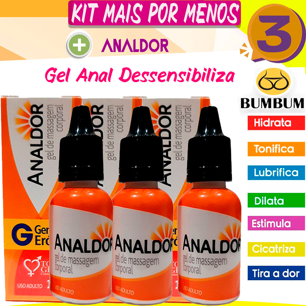 Kit Sex Shop Analdor Produtos Er Ticos Gel Sexy Shop Lubrificante