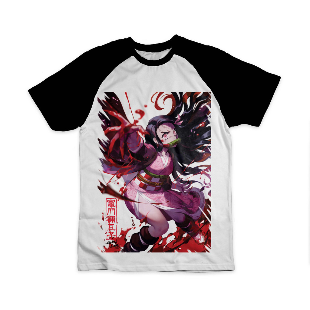 Camiseta Kimetsu No Yaiba Nezuko Kamado Demon Slayer Shopee Brasil