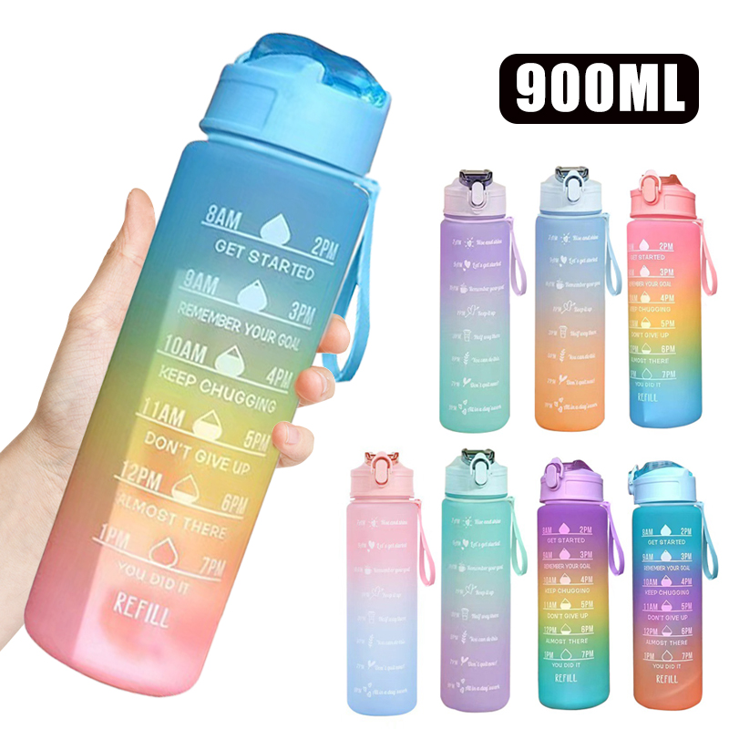 Garrafa de Água Squeeze Academia Escola Tik Tok 900ml Motivação