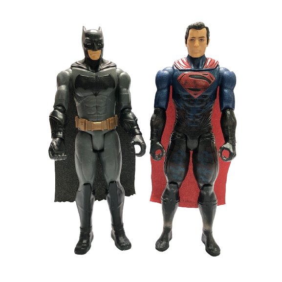 Bonecos Batman E Superman Dc Comics Mattel Cm Shopee Brasil