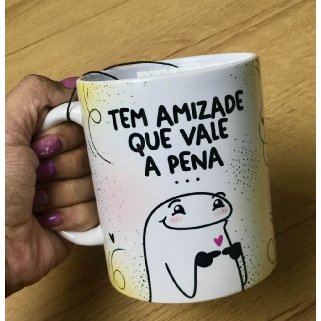 Caneca Flork Amigas Tem Amizade Que Vale A Pena Shopee Brasil