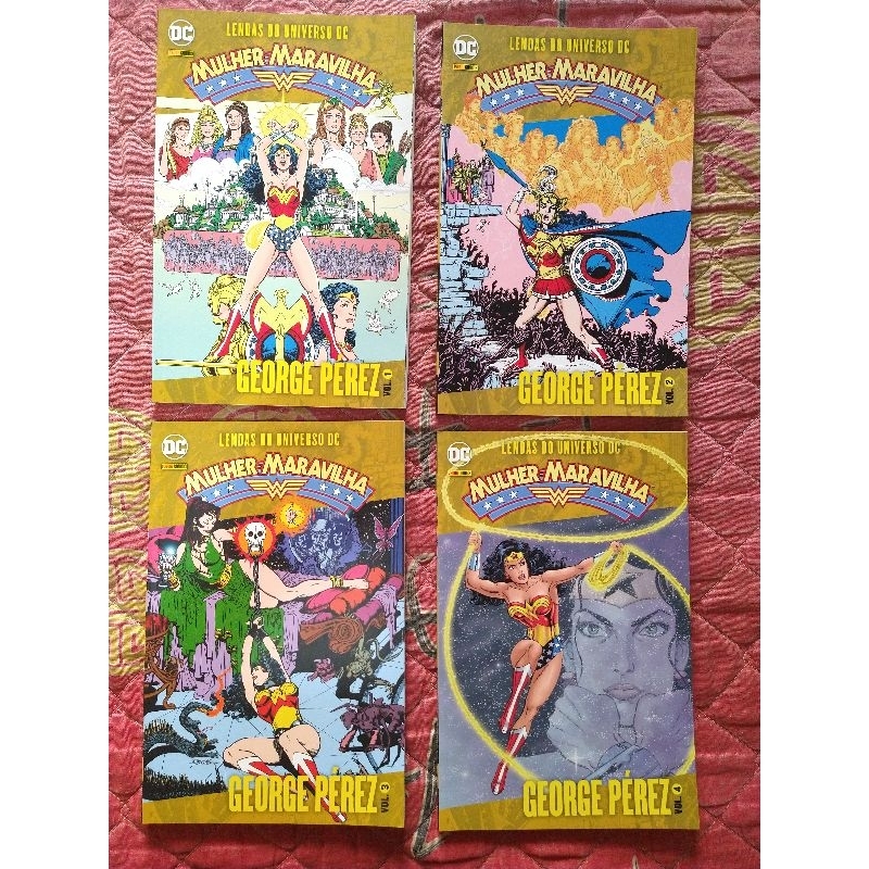 Hq Lendas Do Universo Dc Mulher Maravilha Volumes A Shopee Brasil