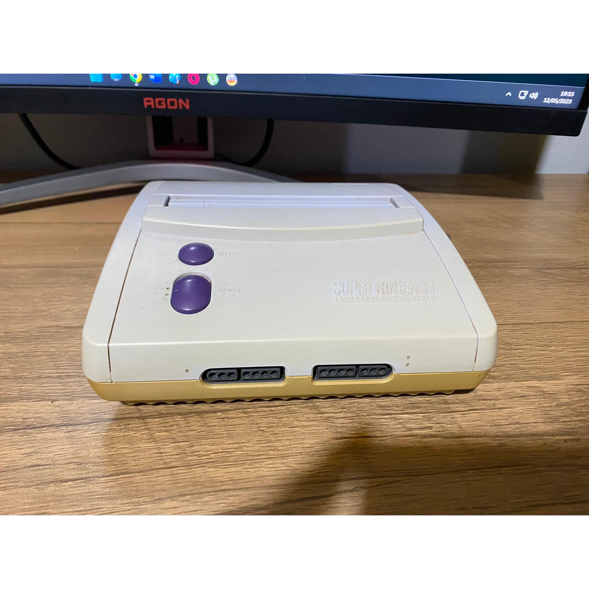 Super Nintendo Baby AV Somente Console Shopee Brasil