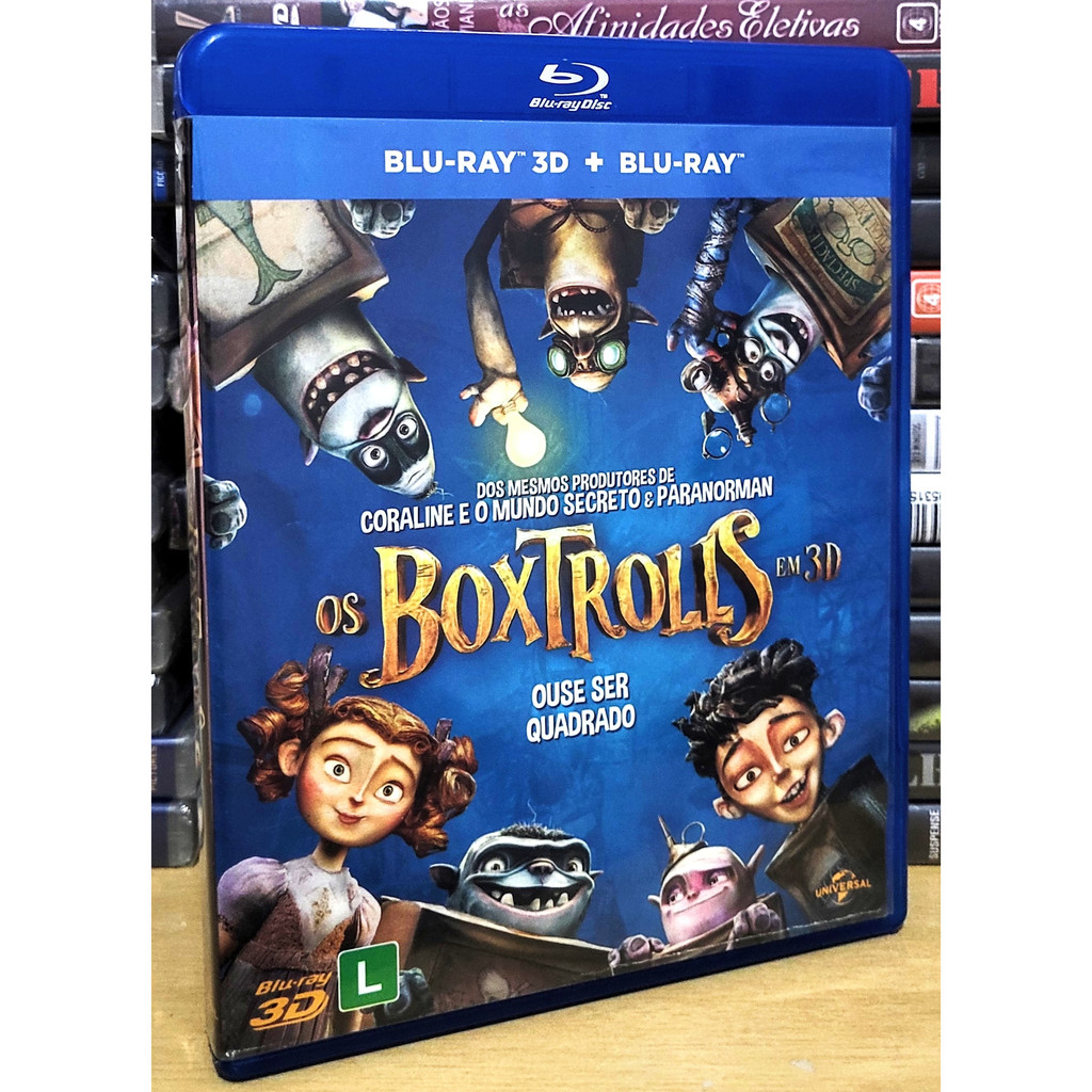 Blu Ray 3D E 2D Os Boxtrolls Original Seminovo Shopee Brasil