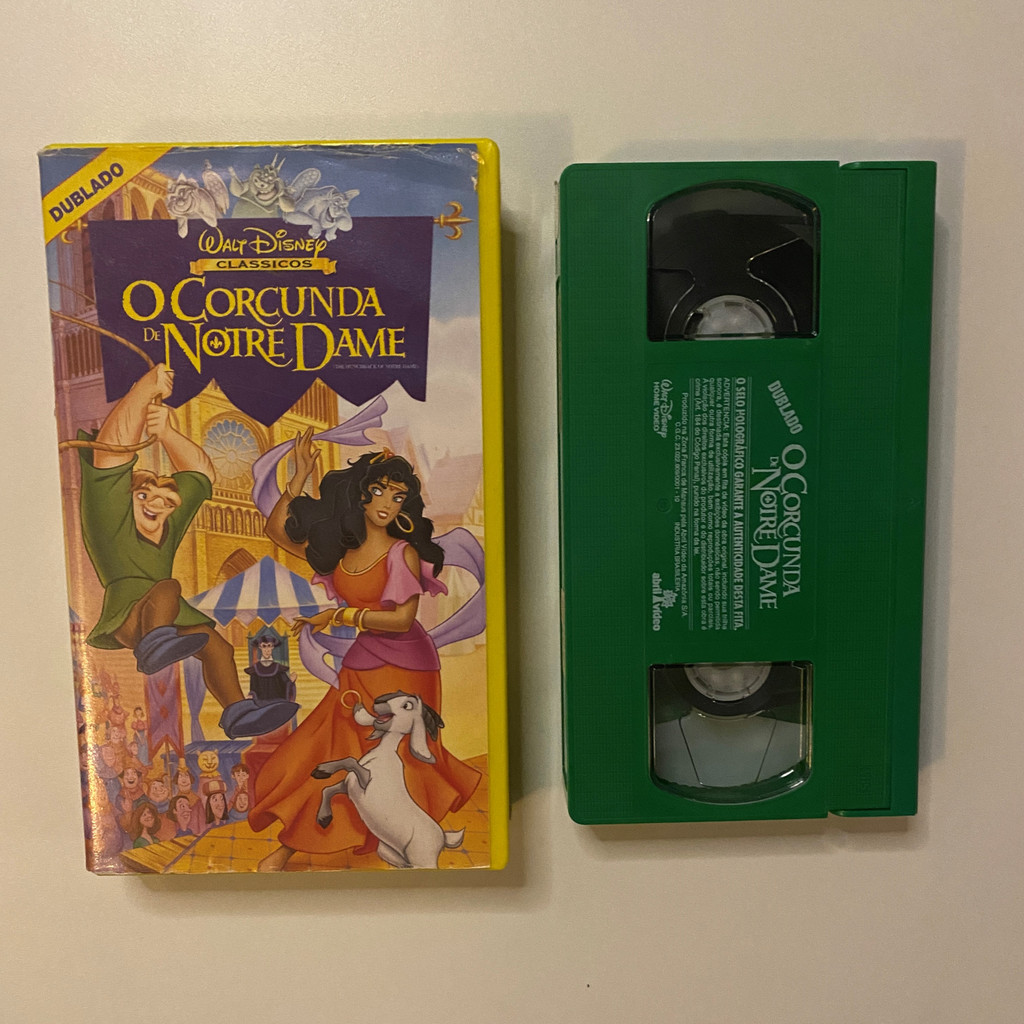 Fita Vhs O Corcunda De Notre Dame Disney Dublado Shopee Brasil