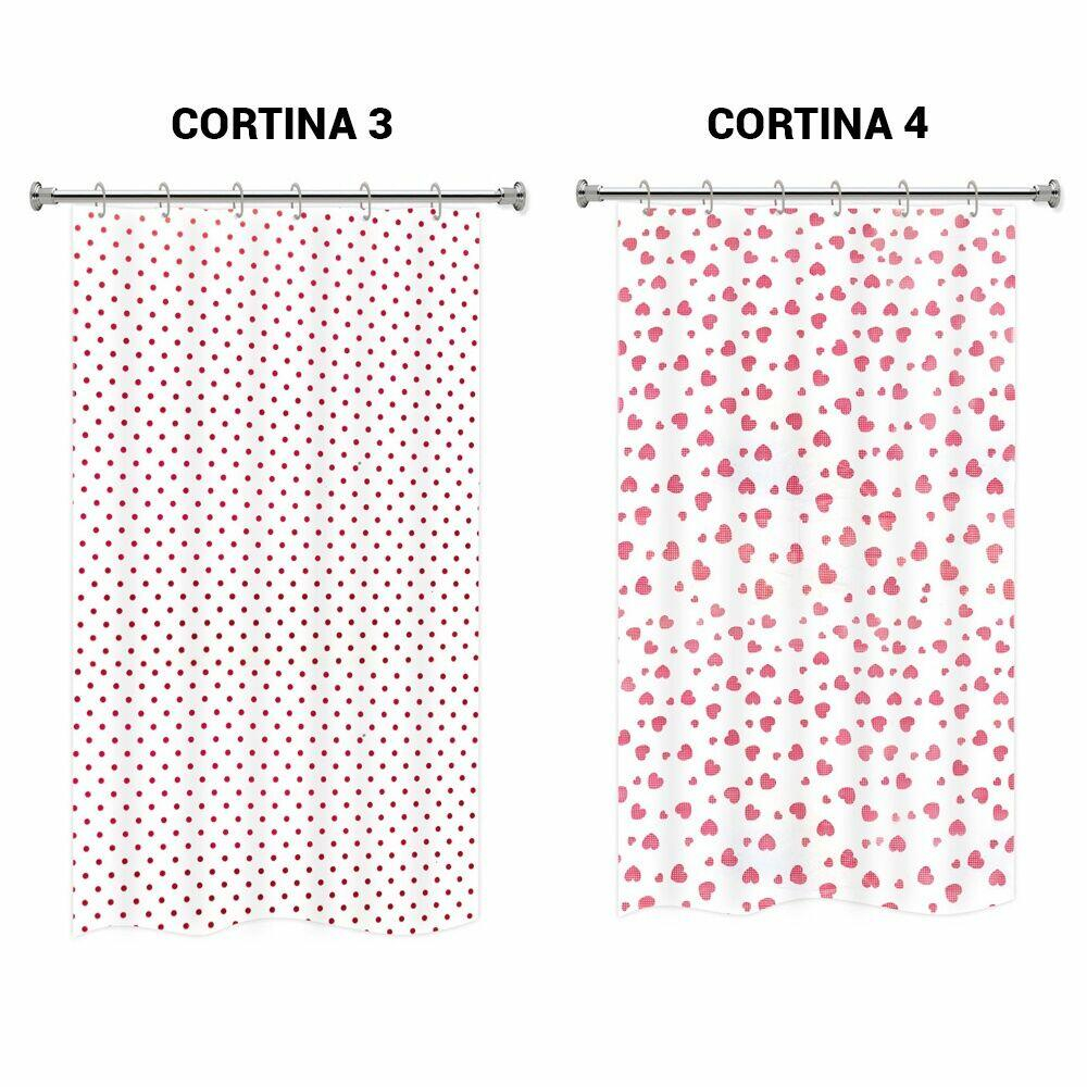 Cortina Para Box De Banheiro Chuveiro Estampada 138x180cm Shopee Brasil