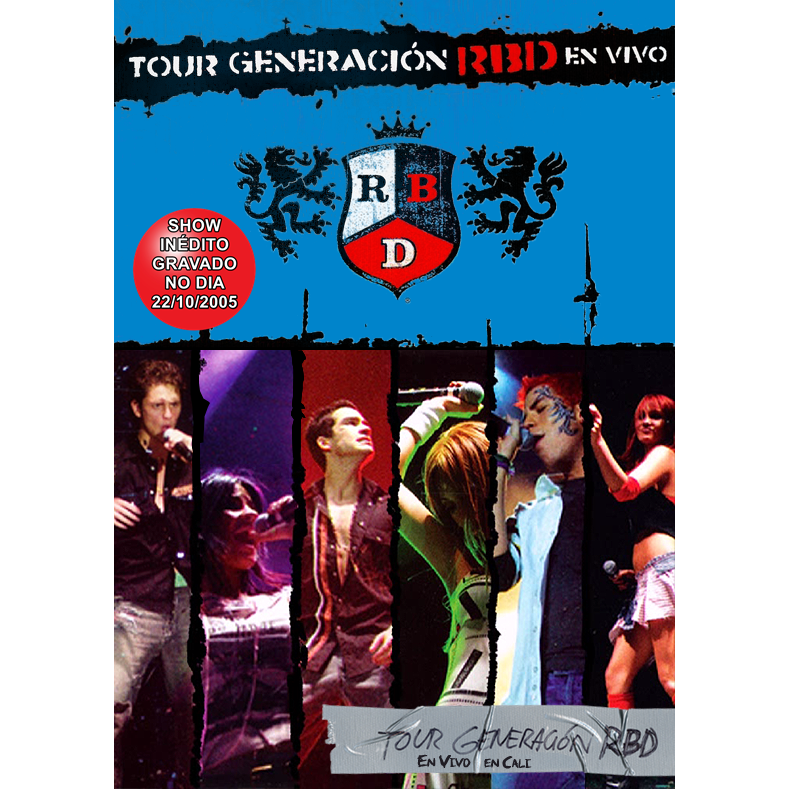 Dvd Rbd Tour Generacion En Cali Shopee Brasil