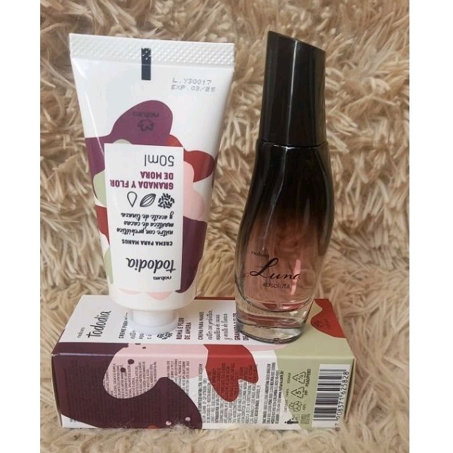 Kit Presente Da Natura Feminino Perfume Luna Absoluta De Ml E