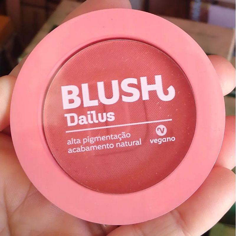 Blush Efeito Coradinho Rosado Dailus Fazendo A Pessega Em Po Acabamento