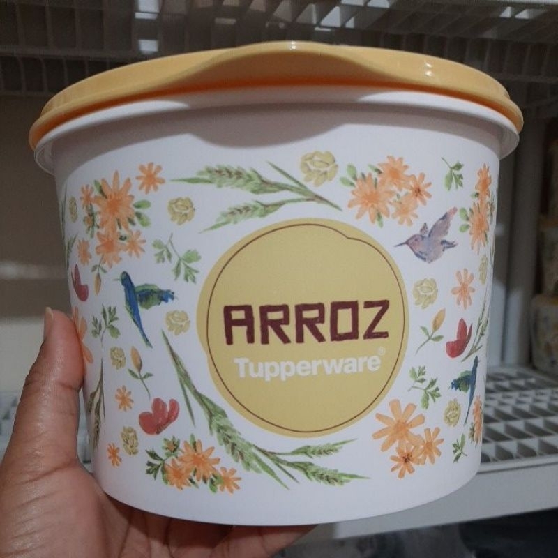 Tupper Caixa Arroz Floral Kg Produto Original Tupperware Shopee Brasil