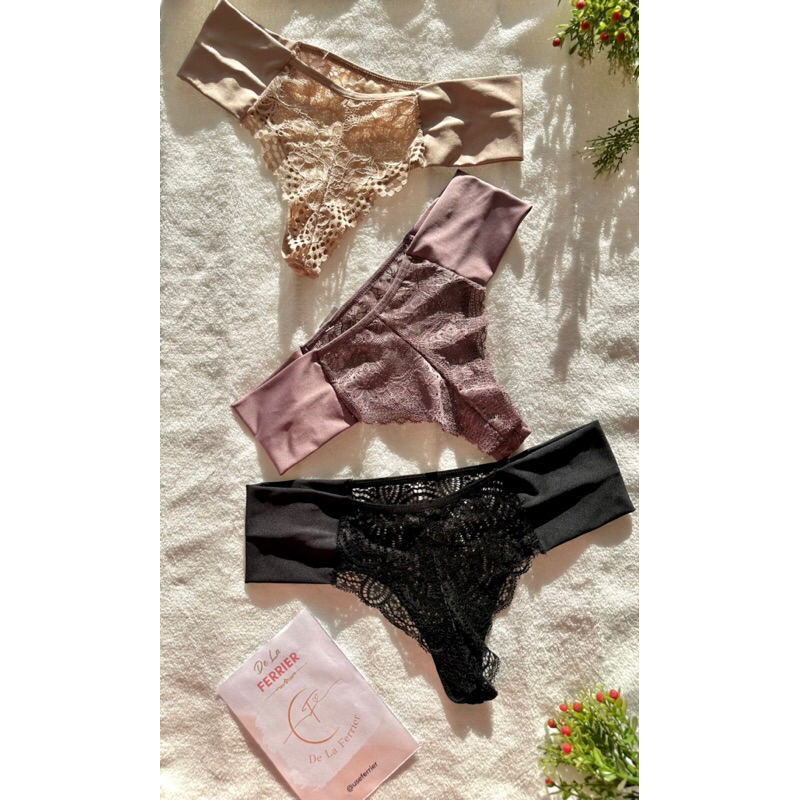 Kit Calcinhas Lingerie Renda Conforto Shopee Brasil