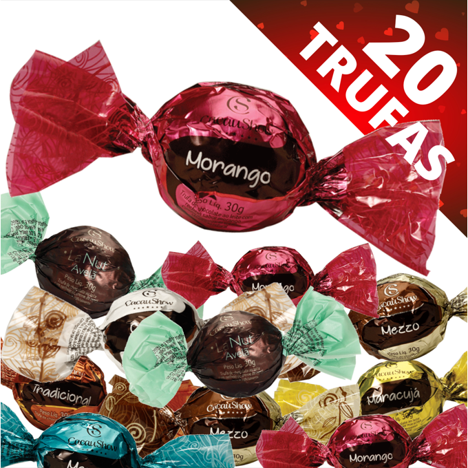 Trufas Cacau Show Recheio Cremoso G Cada Sabores A Escolher