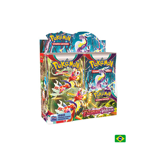 Booster Box Escarlate E Violeta 1 Pokemon Copag Lacrado Caixa