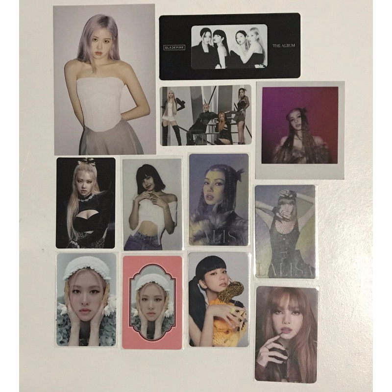 Blackpink Lisa Lalisa Rosé Jisoo Photocards Polaroid Postcard Born Pink